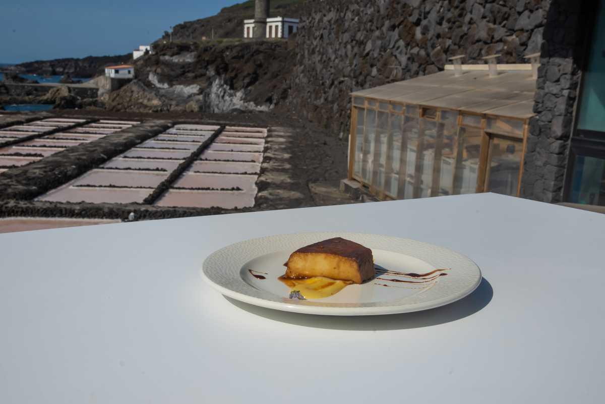 Flan De Plátano Y Compota De Plátano Y Limón