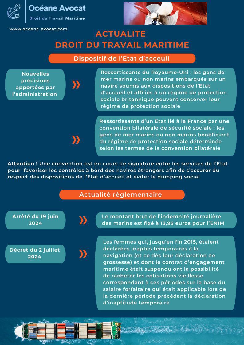 OCEANE AVOCAT: Newsletter - Droit du travail maritime