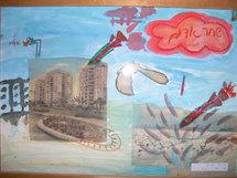 Uno de los dibujos de niños de Sderot que publica la web del Ministerio Israelí de Asuntos Exteriores.