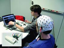 Mind Speller en pleno funcionamiento. Fuente: IMEC.