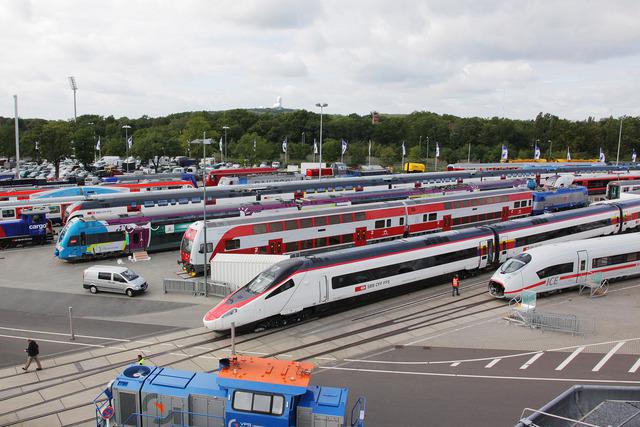 Presentación de trenes en InnoTrans 2010. Foto: Innotrans.