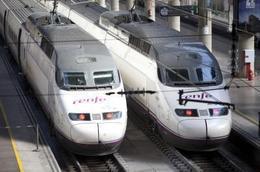 El AVE no solamente es más rápido: también permite disminuir las emisiones contaminantes y el consumo de energía. Imagen: FFE.