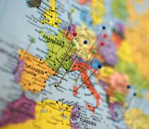 Según el modelo, por pares de naciones los que tendrían más estímulos para unirse serían Austria y Suiza; Dinamarca y Noruega; y Francia con Gran Bretaña. Imagen: Niklas Morberg.