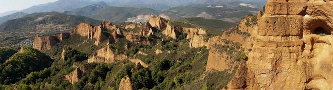 Las Médulas, en El Bierzo, Leon, son una muestra de la transformacion del paisaje que produjeron los asentamientos romanos, en este caso las minas de oro / Xiomara / CSIC.