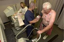 Examen de ejercicio para evaluar el estado funcional de corazón. Foto: Wikipedia.