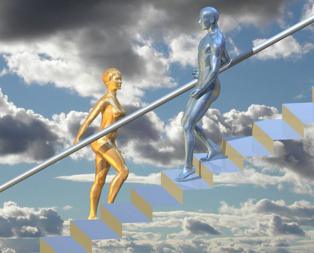 Will they ever meet?. Imagen: visulogik