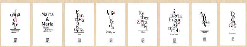 La Colección Genialogías al completo en la actualidad. Fuente: Ediciones Tigres de Papel.