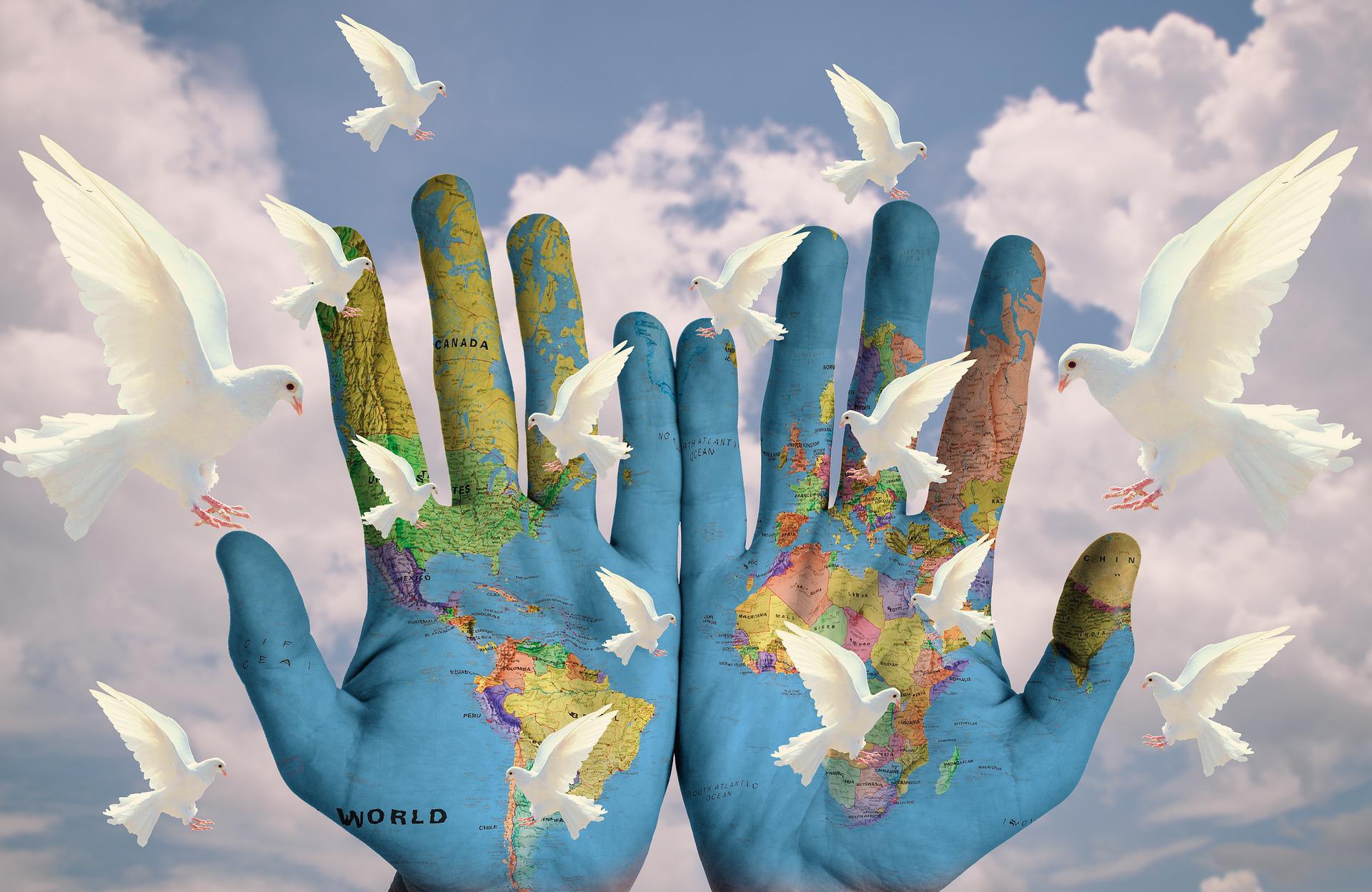 Metáfora de un mundo en armonía. Imagen de S. Hermann &amp; F. Richter en Pixabay