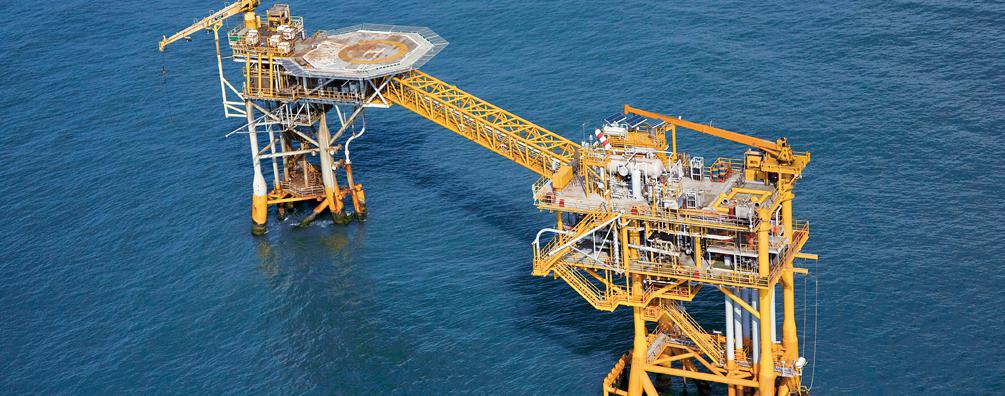 Plataforma petrolífera de Vedanta Resources, una de las empresas más transparentes de los mercados emergentes, según el informe de Transparencia Internacional. Fuente: Vedanta Resources.