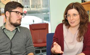 Los investigadores Vincent Larivière and Stefanie Haustein. Fuente: Universidad de Montreal.