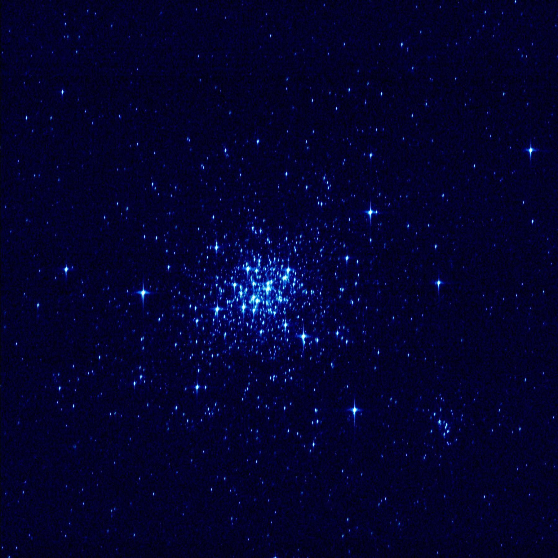 Imagen de calibración de Gaia. Fuente: ESA/DPAC/Airbus DS.