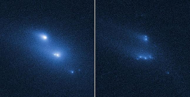 Hubble fotografía lo nunca visto: la misteriosa y lenta desintegración de un asteroide