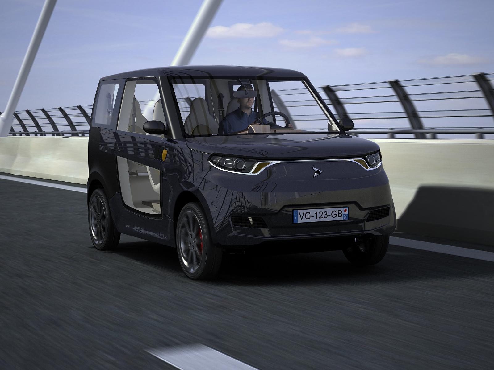 El coche eléctrico diseñado por el consorcio Ecoshell. Fuente: CSIC.