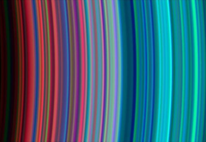 Los anillos de Saturno. Fuente: NASA/JPL/Universidad de Colorado.