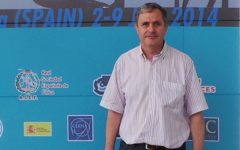 El investigador Juan Fuster. Fuente: ICHEP 2014.