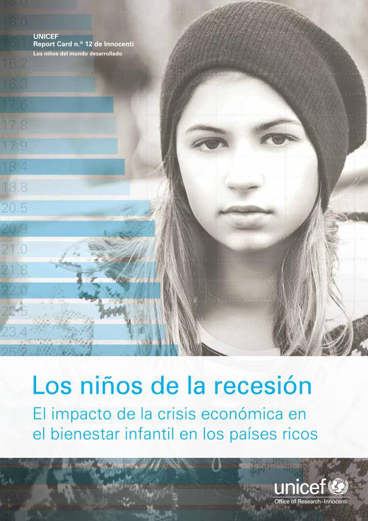 Portada del informe “Report Card 12”. Fuente: UNICEF.