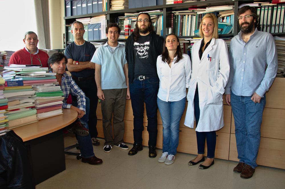 El equipo de investigación responsable del hallazgo. Fuente: Universidad de Oviedo.