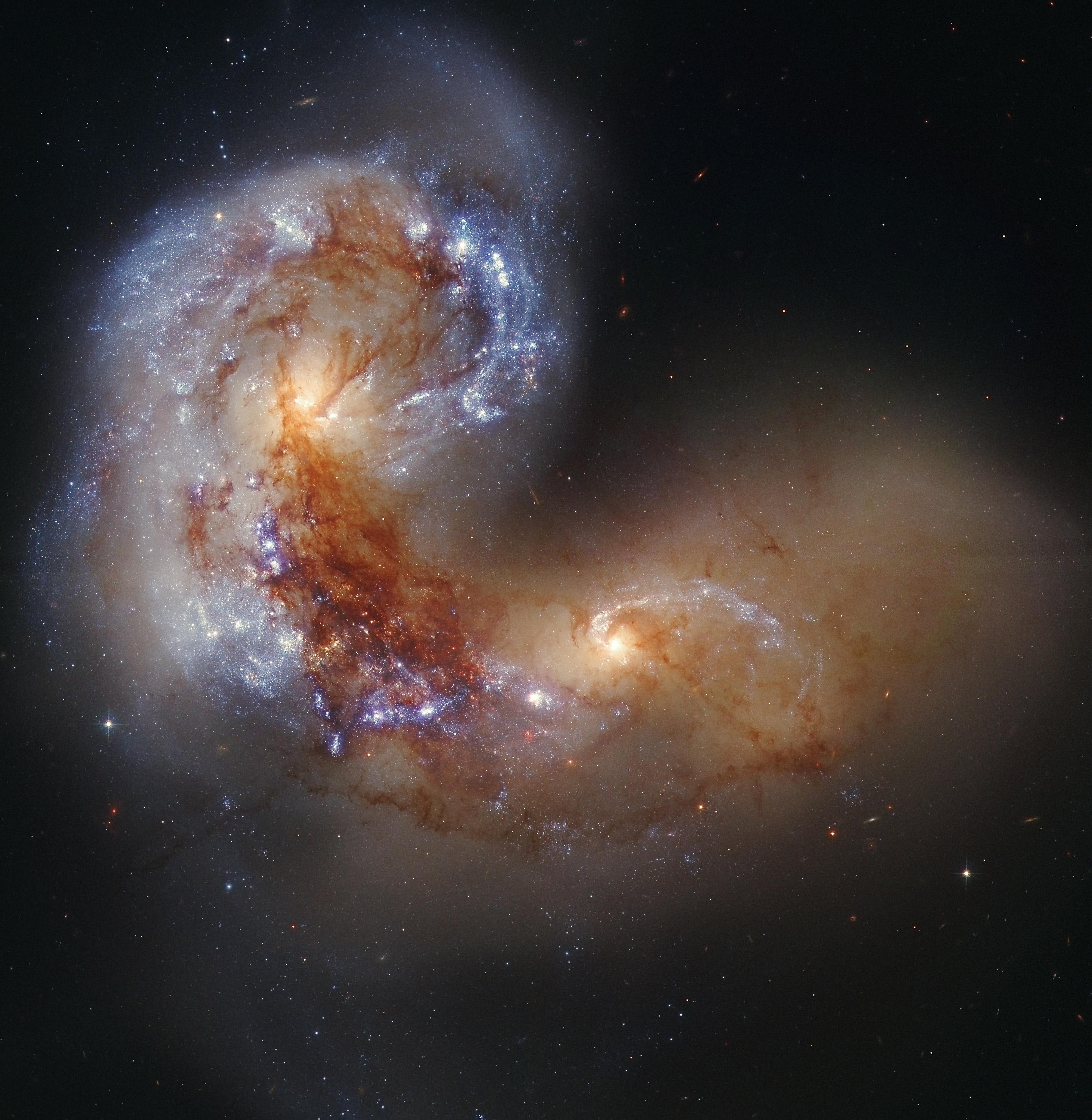 Galaxias NGC 4038/4039. Fuente: NASA.