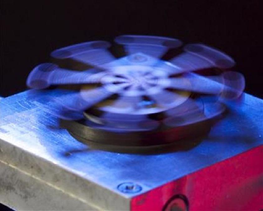 Motor Leidenfrost. Imagen: Jonathan Sanderson. Fuente: Universidad de Northumbria.