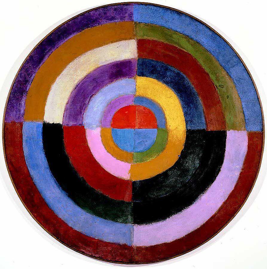 Imagen: Robert Delaunay, Le Premier Disque. Fuente: Wikimedia Commons.
