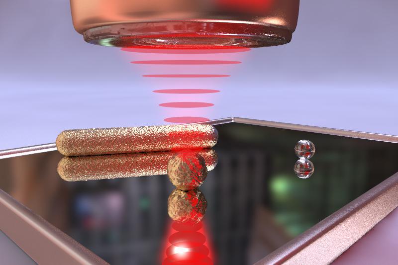 Ilustración del nuevo método de obtención de imágenes. Fuente: Laser Spectroscopy Division (Instituto Max Planck).