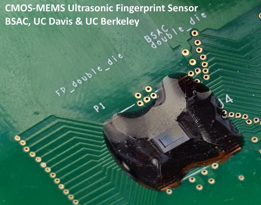 El sensor ultrasónico de la Universidad de California. Imagen: Dave Horsley. Fuente: UC Davis.