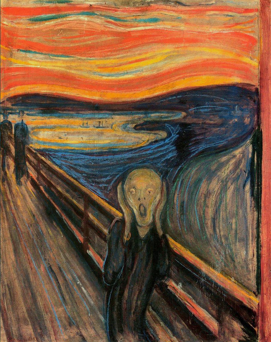 "El grito", de Edvard Munch. Fuente: Wikipedia.