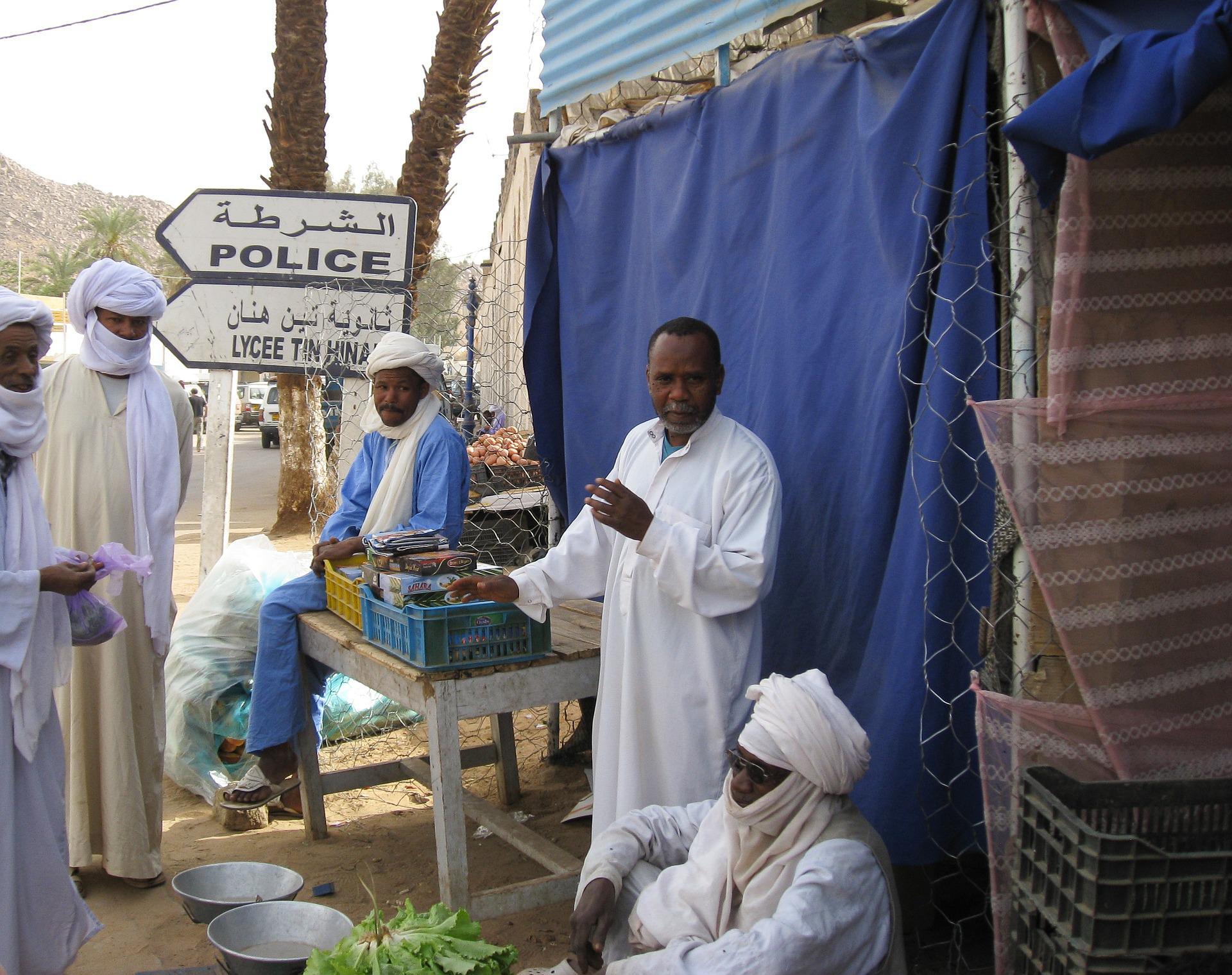 Mercado tuareg en Argelia. Foto: jackmac34.