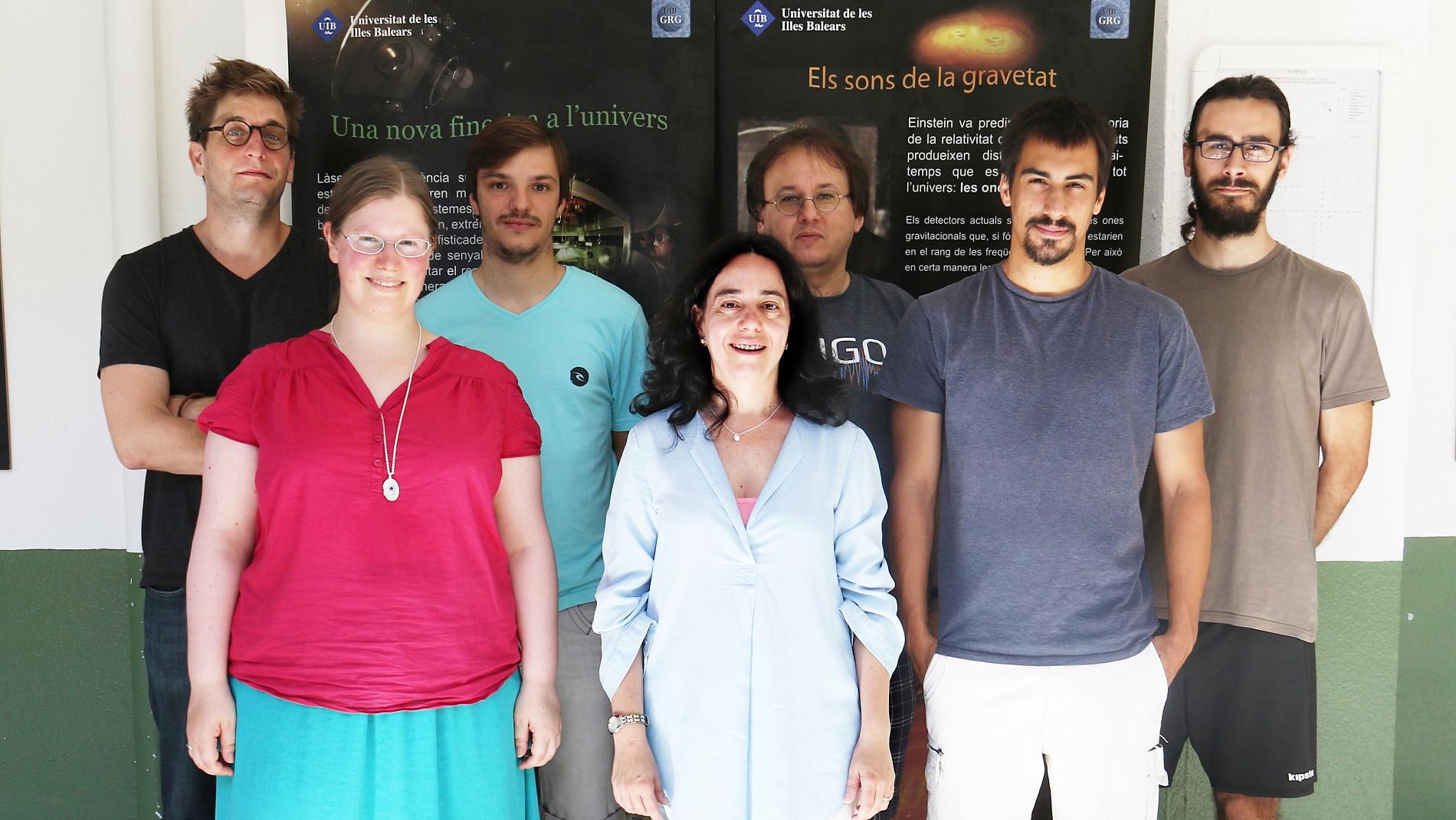 El GRG de la UIB, liderado por la Dra. Alicia Sintes. Fuente: UIB.