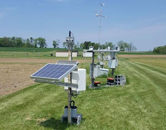 El primer dispositivo se instaló junto a un centro de datos meteorológicos en Pensilvania. Fuente: Jeffrey Brownson