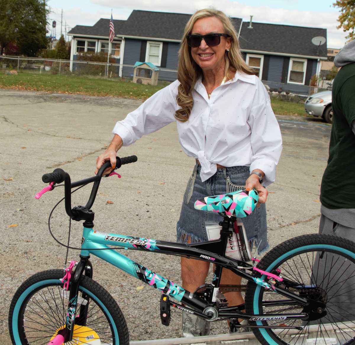Bike donation keeps twin's memory alive