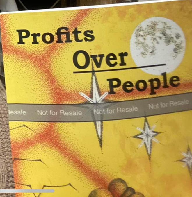 'Profits Over People' hits the classroom
