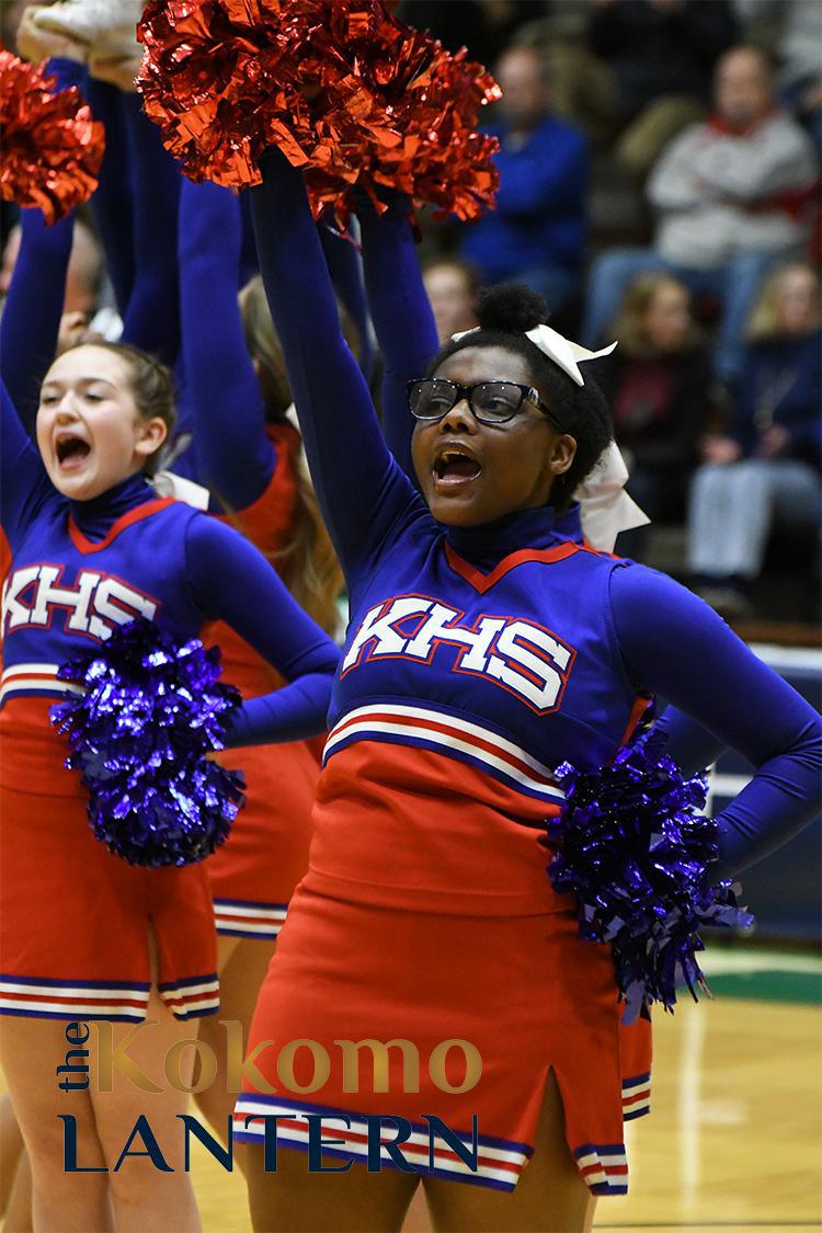 Kokomo High School cheerleaders, Dec. 30, 2023