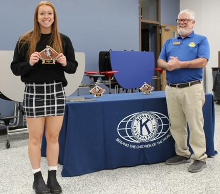 Kiwanis honors girls basketball with banquet