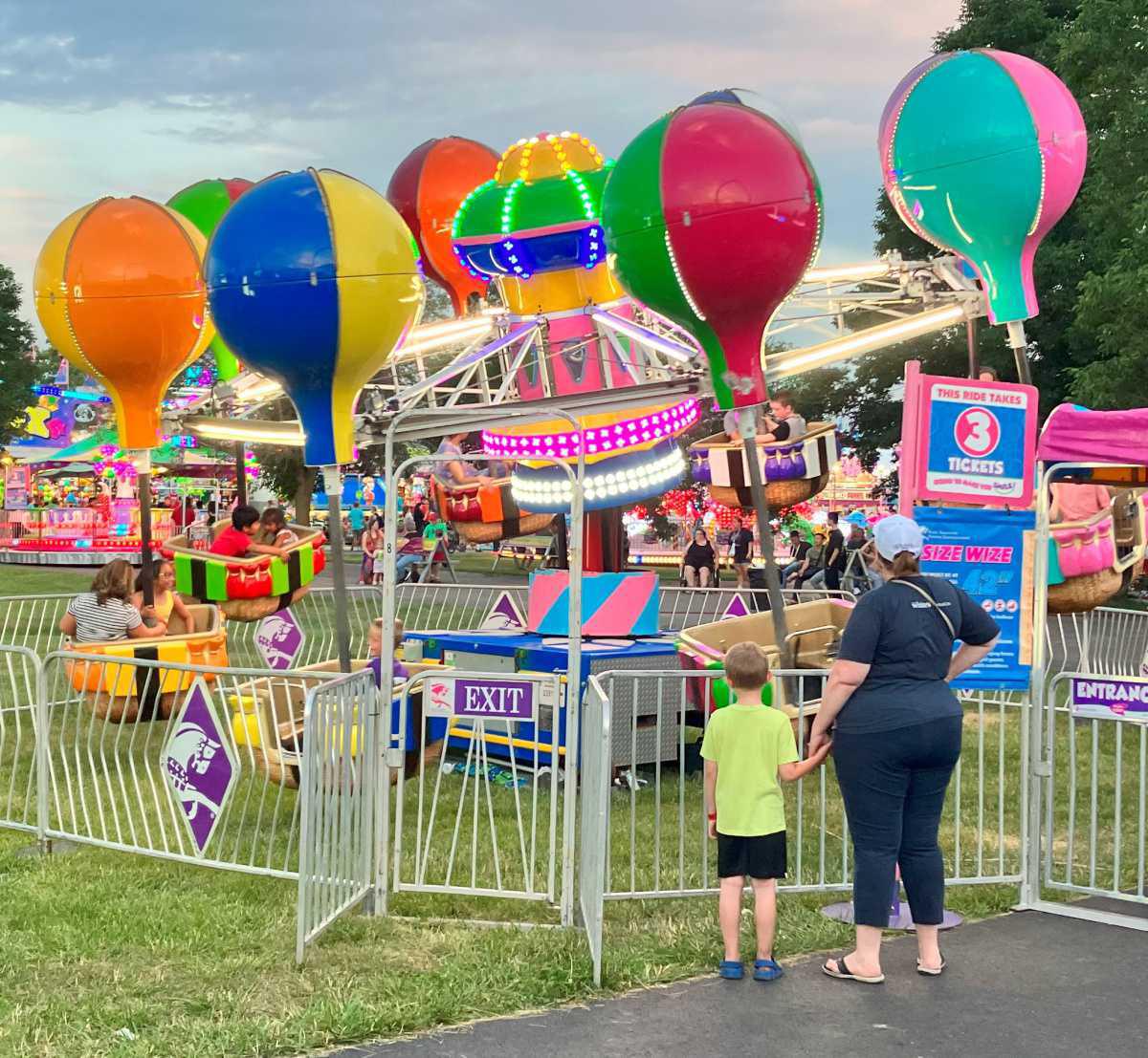 Fair fun despite the weather