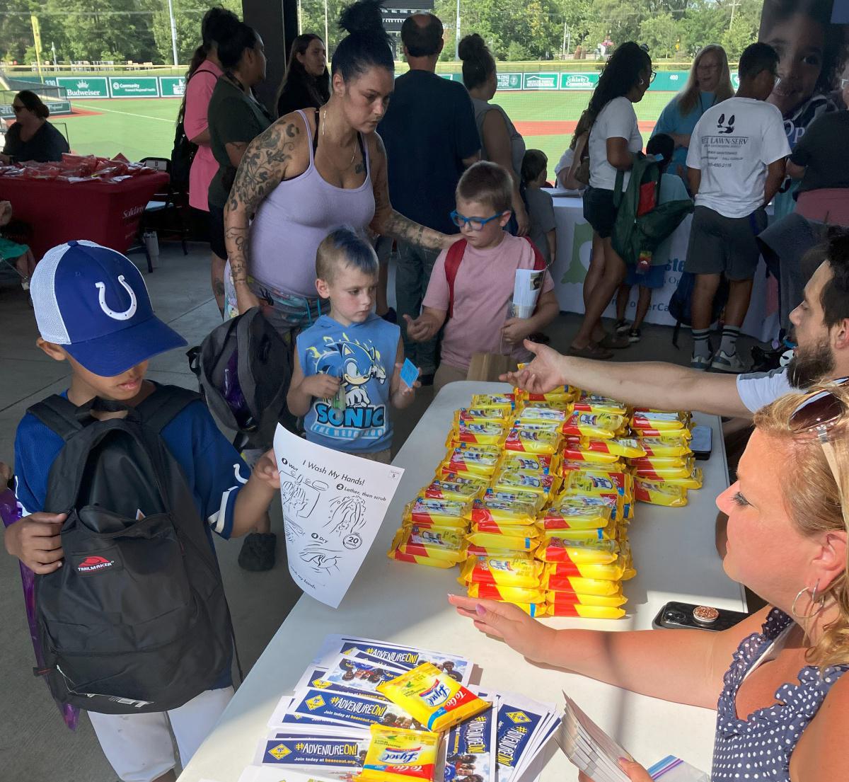 Back to School a hit at the ballpark