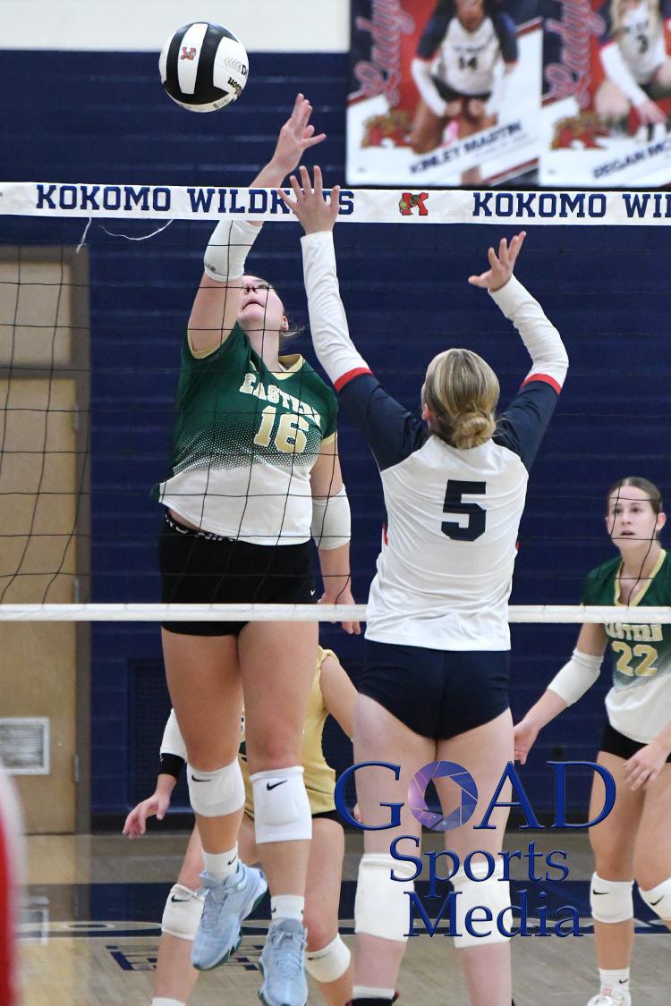 Eastern falls to Kokomo in volleyball