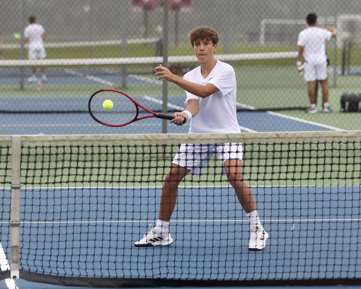 Western boys' tennis plays at home