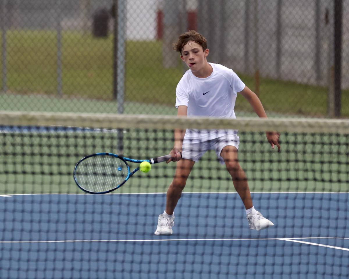 Western boys' tennis plays at home