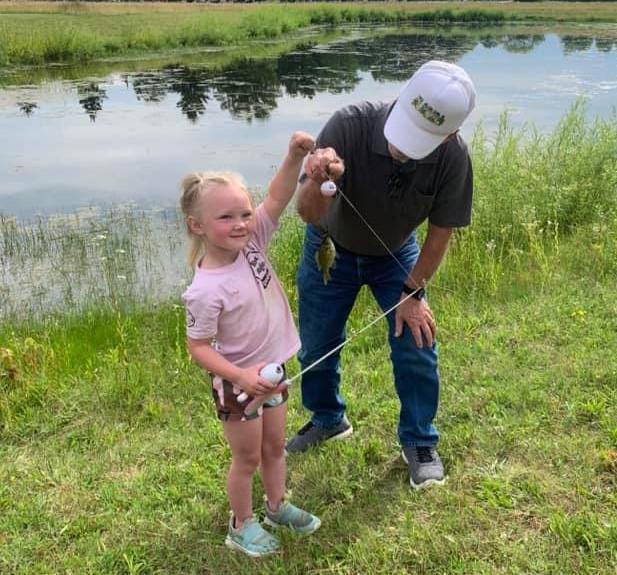 A fun time with young lady anglers A fun time with young lady anglers