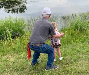A fun time with young lady anglers A fun time with young lady anglers