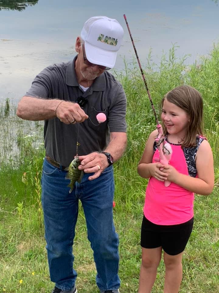 A fun time with young lady anglers A fun time with young lady anglers