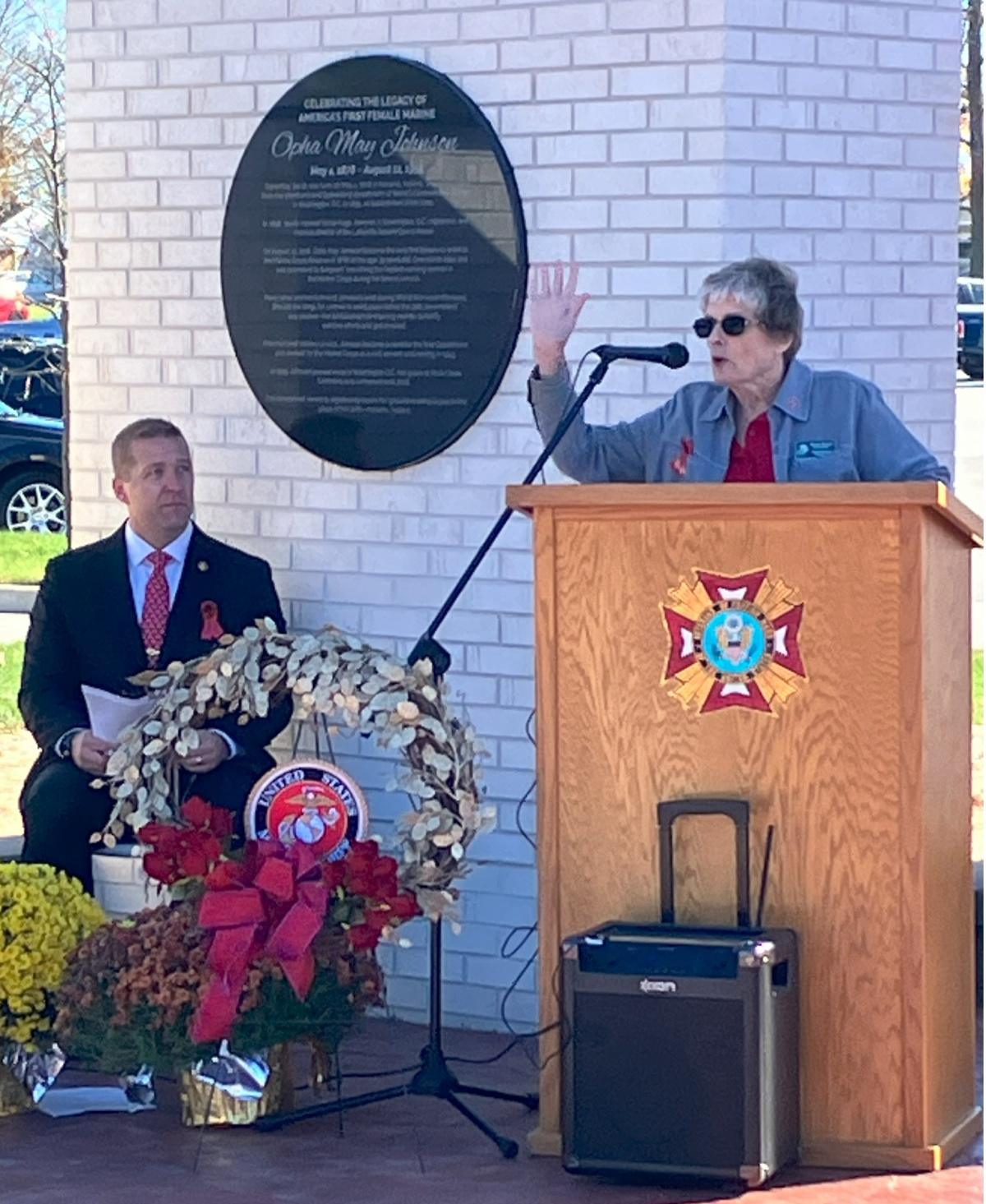 Newest memorial unveiled at veterans park