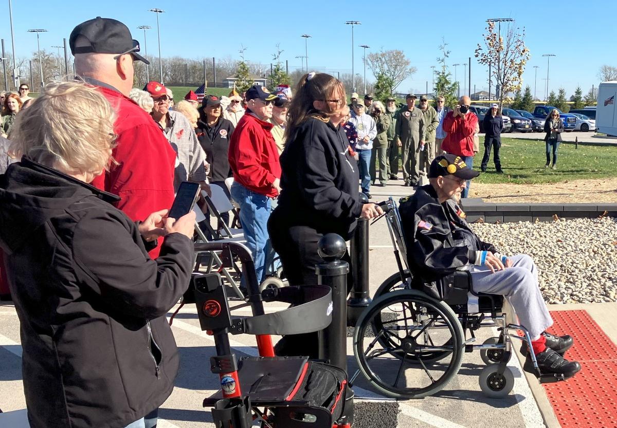 Newest memorial unveiled at veterans park