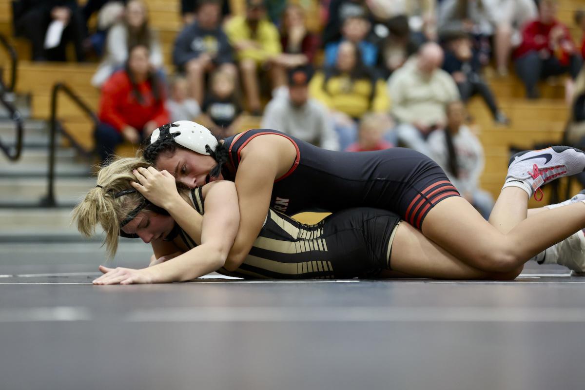 Western girls win first home wrestling meet