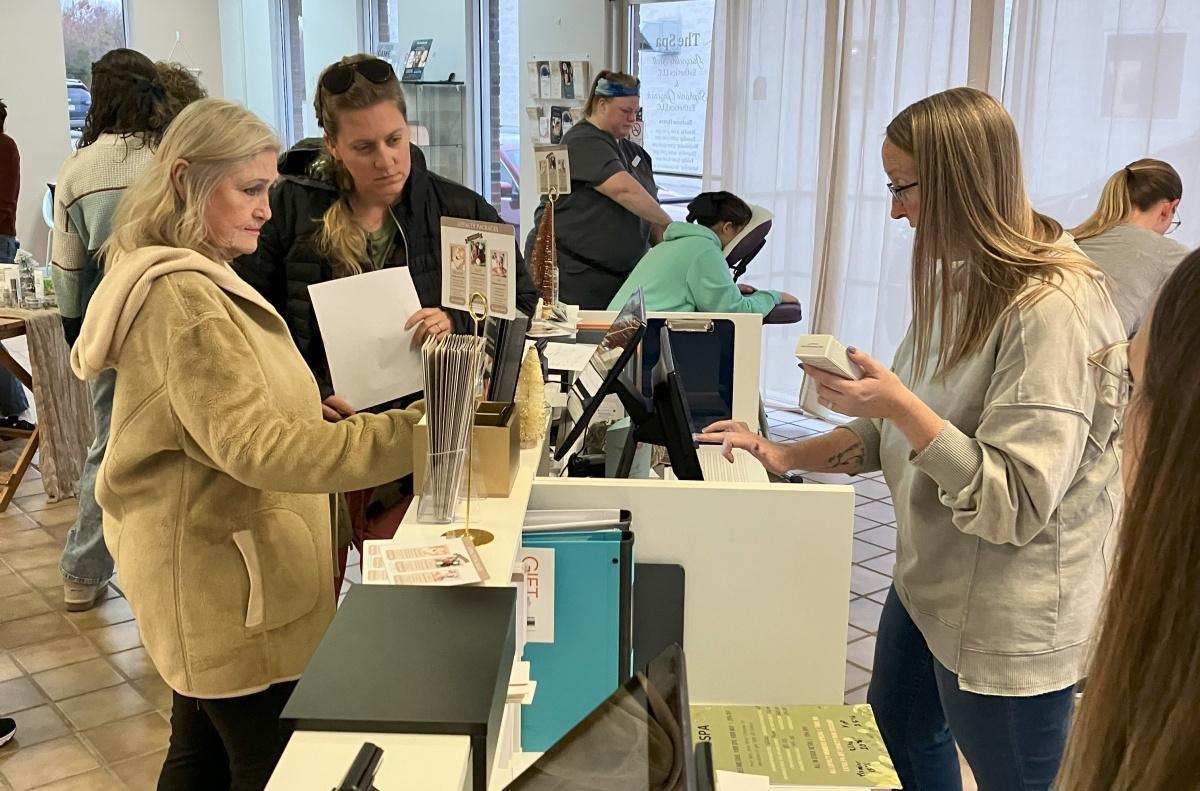 Facials … and an oil change? Facials … and an oil change?