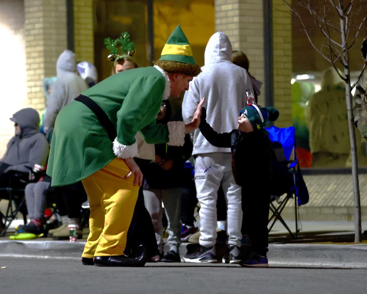 Christmas parade blows through downtown