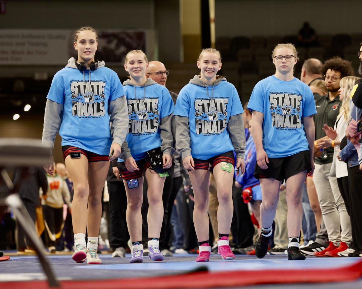 Six compete for girls wrestling gold