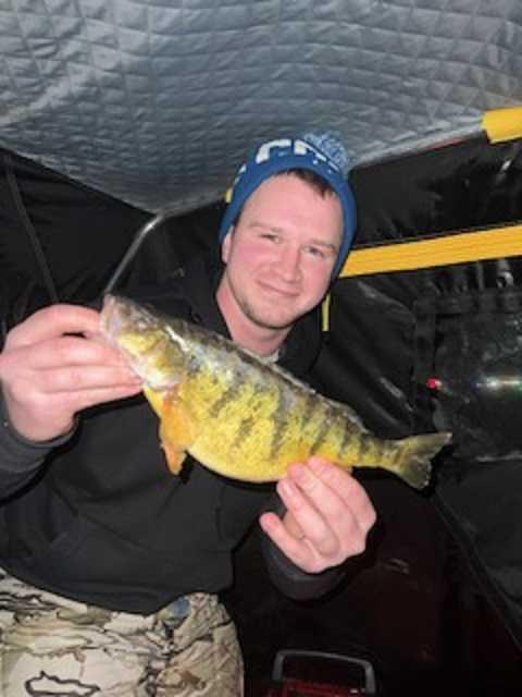 Ice fishing is picking up