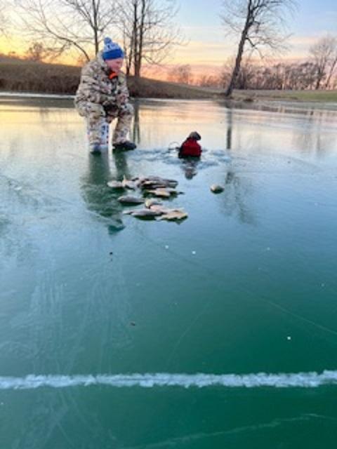 Ice fishing is picking up